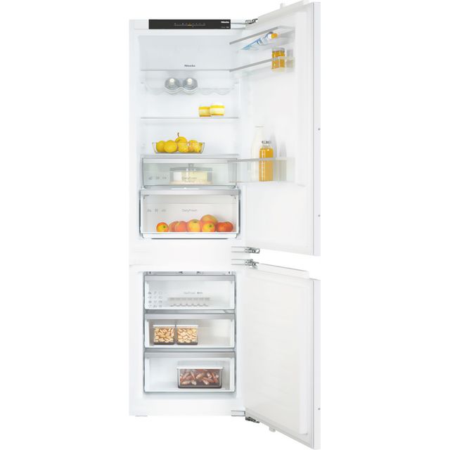 Miele ACTIVE KDN 7714 E Integrated 70/30 Frost Free Fridge Freezer with Sliding Door Fixing Kit - White - E Rated